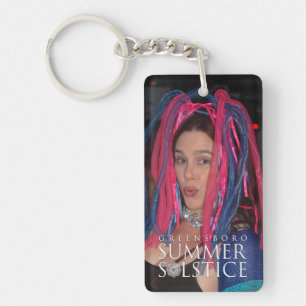 Personalise with Your Own Favourite Festival Photo Key Ring