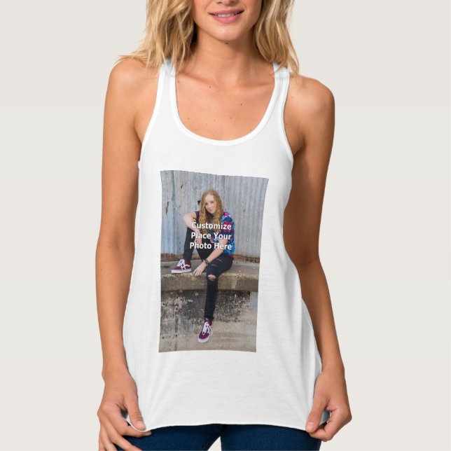 Personalise With Your Photo Tank Top (Front)