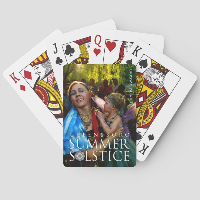 Personalise with Your Special Festival Memory Playing Cards (Back)
