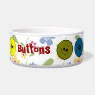 Personalise you Cat's Button Bowl