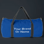 Personalise Your Brand Or Name Blue  Duffle Bag<br><div class="desc">Bag Type: Print Cut Sew Large Duffel Bag Lightweight and durable, our custom all over print duffel bags are essential for a busy life style. Perfect for the gym or a carry-on item on a flight- you’ll end up taking it everywhere! Customise your own duffle bag with your favourite designs,...</div>
