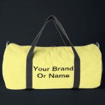 Personalise Your Brand Or Name Yellow  Duffle Bag<br><div class="desc">Bag Type: Print Cut Sew Large Duffel Bag Lightweight and durable, our custom all over print duffel bags are essential for a busy life style. Perfect for the gym or a carry-on item on a flight- you’ll end up taking it everywhere! Customise your own duffle bag with your favourite designs,...</div>