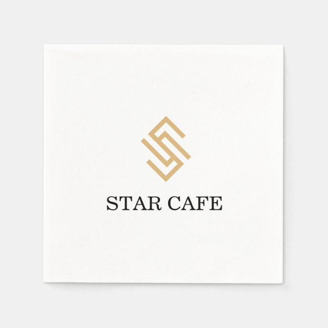 personalise your brand with logo napkin (Front)