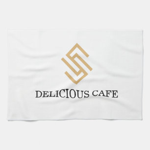 personalise your brand with logo tea towel