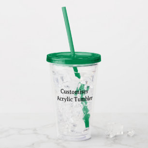Personalise Your Custom 16oz, Smoke Acrylic Tumbler