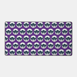 Personalise Your Desk: Royal Purple Custom Logo Desk Mat