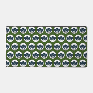 Personalise Your Desk: Sage Green Custom Logo  Desk Mat