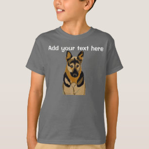Personalise Your German Shepard portrait T-Shirt