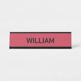 personalise your name desk name plate