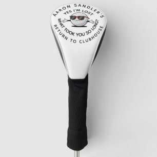 Personalise Your Name Funny Lost Golf Ball Head Cover