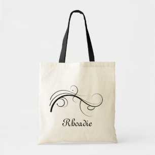 Personalise your name tote bag