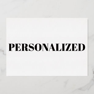 Personalise Your Own