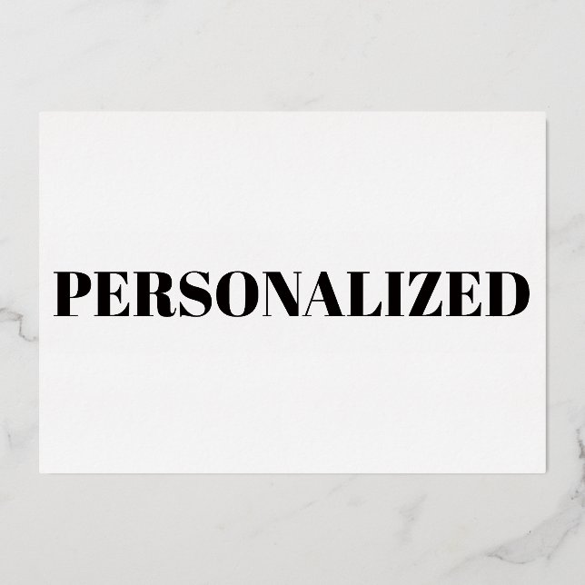 Personalise Your Own (Front)