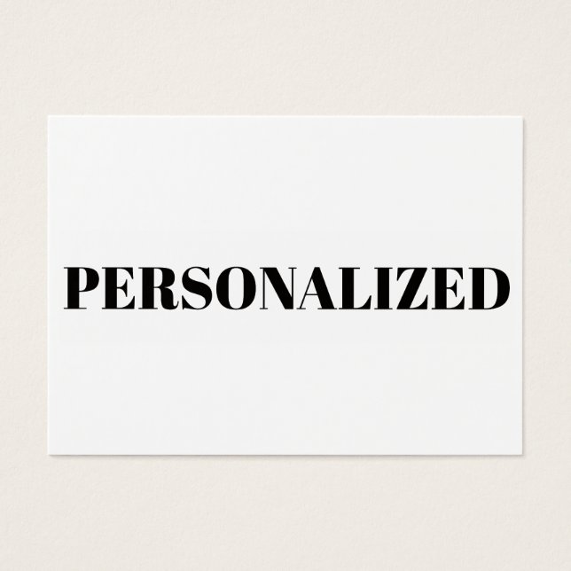 Personalise Your Own (Front)
