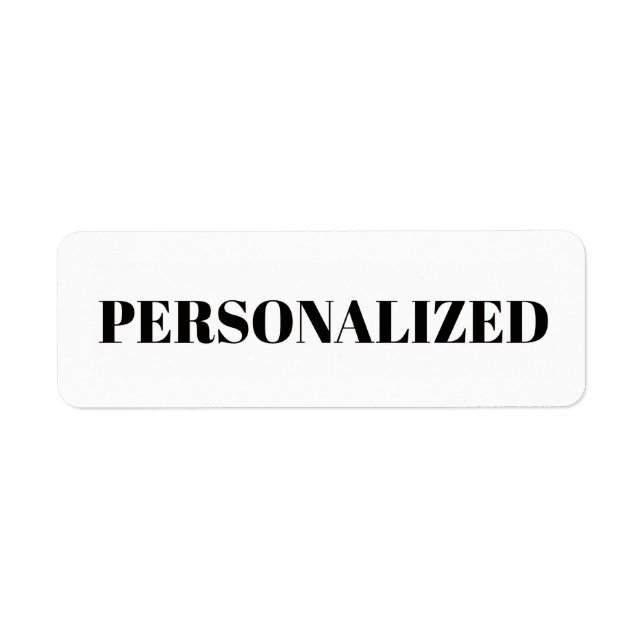 Personalise Your Own (Front)