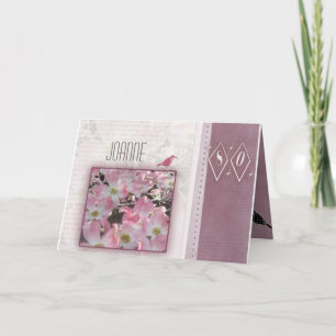 Personalise your own 80th birthday card