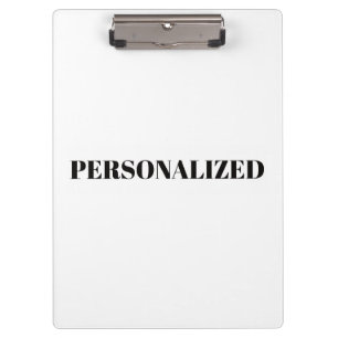 Personalise Your Own Clipboard