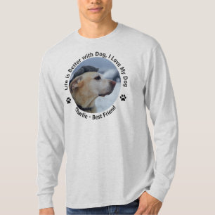 Personalise Your Own Custom Made Design Pet Photo  T-Shirt