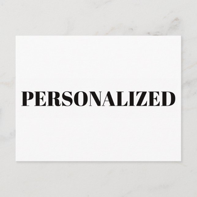 Personalise Your Own Holiday Postcard (Front)