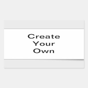 Personalise your own item rectangular sticker