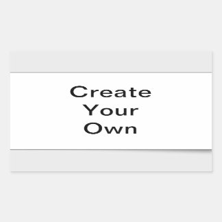 Personalise your own item rectangular sticker