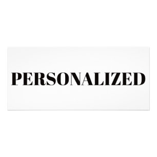 Personalise Your Own Rack Card