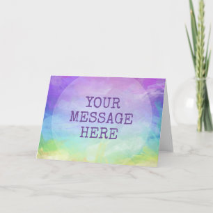 Personalise your own Rainbow Card