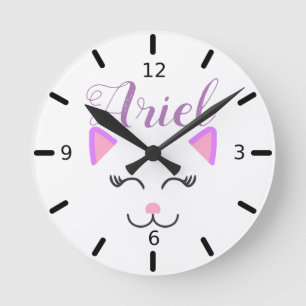 Personalise your own round clock