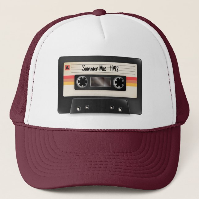 Personalise your own trucker hat - Mixtape vibes (Front)