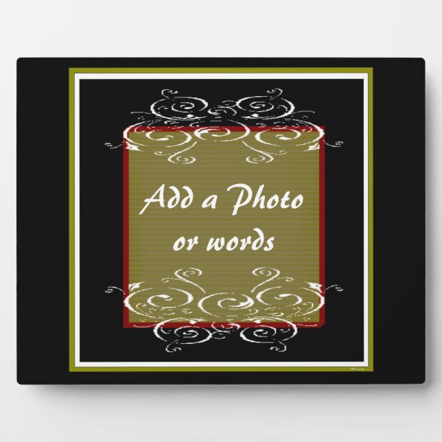 Personalise your Plaque (Front)