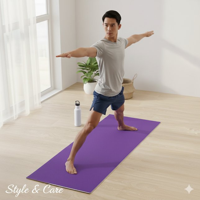 Personalise Your Royal Purple Yoga Mat (Personalize Your Royal Purple Yoga Mat)