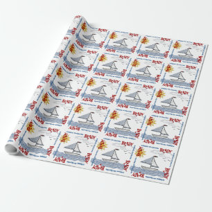 Personalise your Sailboat Wrapping Paper
