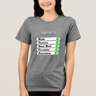 Personalise your success conditions Tri-Blend shirt