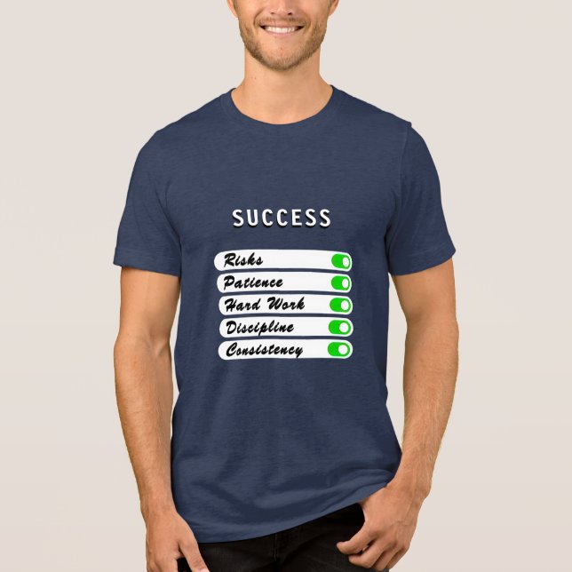 Personalise your success conditions  Tri-Blend shirt (Front)