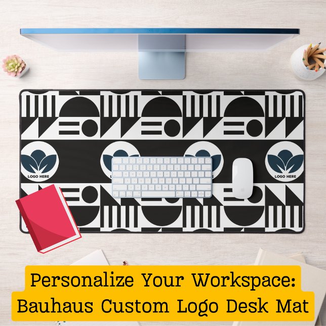 Personalise Your Workspace: Bauhaus Custom Logo Desk Mat (Personalize Your Workspace: Bauhaus Custom Logo Desk Mat)