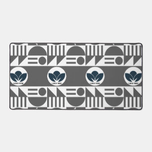 Personalise Your Workspace: Bauhaus Custom Logo Desk Mat