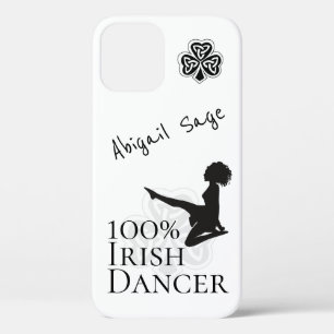 Personalised 100% Irish Dancer Soft Shoe Dance iPhone 12 Case