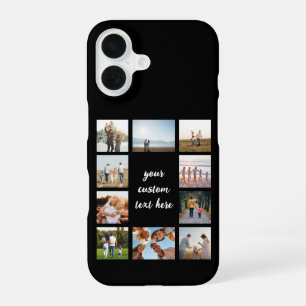 Personalised 10 Photo Collage iPhone 16 Case