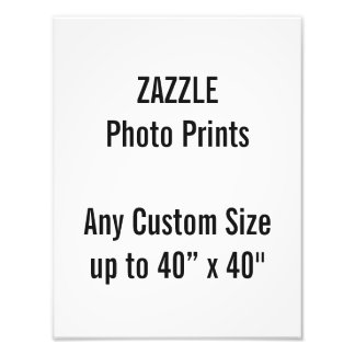 Personalised 10” x 13" Photo Print, or custom size Print