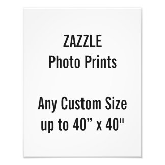 Personalised 10” x 14" Photo Print, or custom size Print