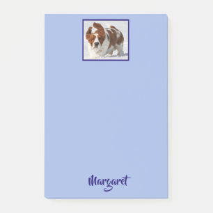 Personalised 10" x 6" Post-it® Notes w/Basset