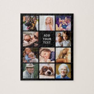 Personalised 11 Photo Collage Jigsaw Puzzle