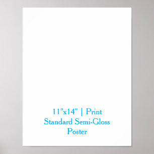 Personalised 11"x14" Standard Semi-Gloss Poster