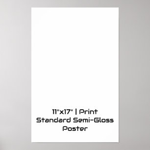 Personalised 11"x17" Standard Semi-Gloss Poster