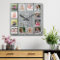 Personalised 12 Photo Collage Rustic Grey Wood