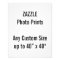 Personalised 12” x 16" Photo Print, or custom size