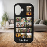Personalised 14 Photo Collage iPhone 16 Case<br><div class="desc">Create your own personalised photo collage iPhone case. Simply add your favourite 14 photos for a custom photo iPhone case.</div>