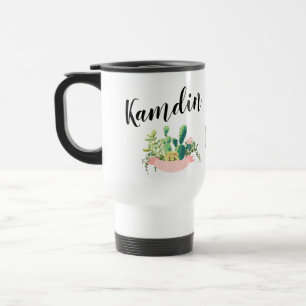 Personalised 15 ounce coffee mug Bohemian Cactus S