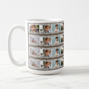 Personalised 16 Family and Friend Photo, Vintage Coffee Mug
