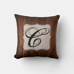Personalised 16"x16" Throw Pillow Barn Wood Countr